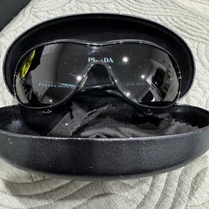 Prada Sleek Black Men's Sunglasses